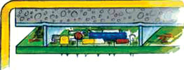 Figure 9. PCB compartmentalisation